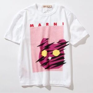 Marni Kids White Graphic T-Shirt